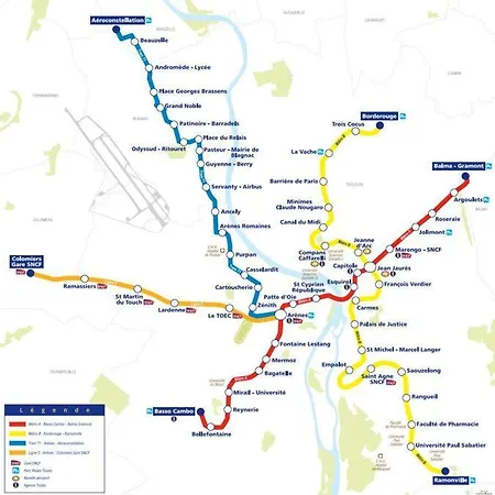 T4 Lumineux, Metro Et Commerces A Proximite * Toulouse